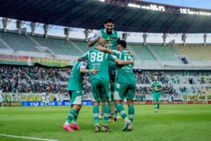 Selebrasi kemenangan skuad Persebaya Surabaya. (Persebaya.id)