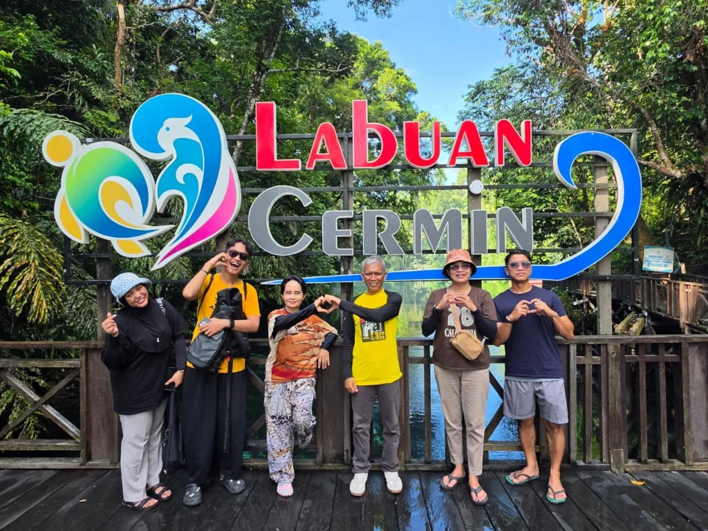 Disbudpar Berau melakukan sidak ke destinasi wisata Labuan Cermin di Bidukbiduk. (IST)