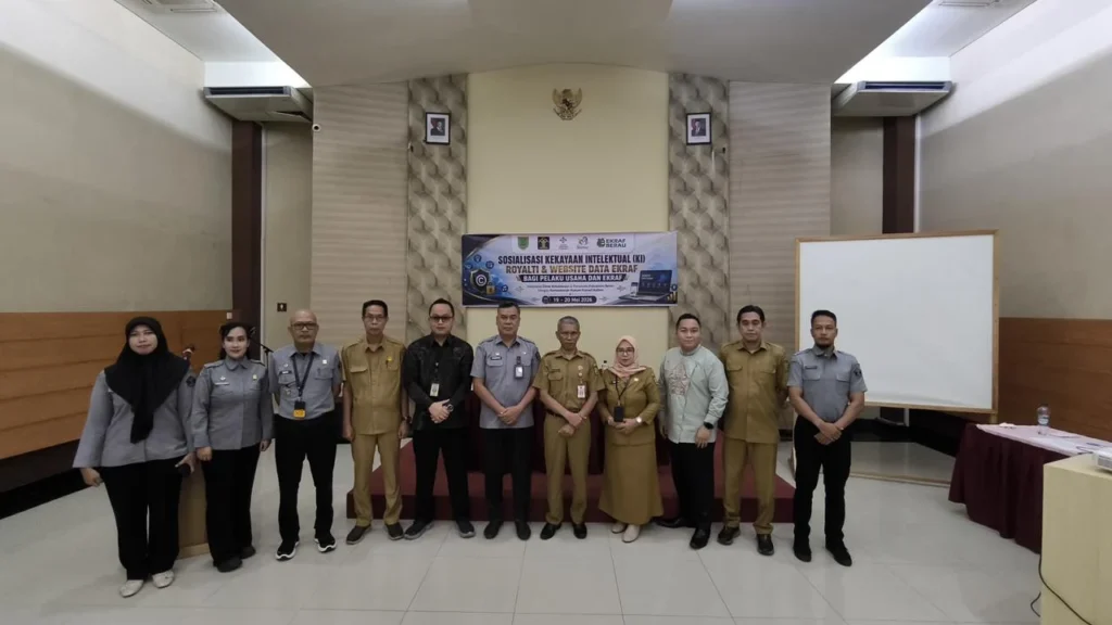 Disbudpar Berau menggelar Sosialisasi Hak Kekayaan Intelektual (HKI) dan Aplikasi Website Ekonomi Kreatif 2026.