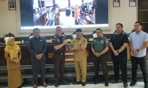 Wakil Bupati Berau, Gamalis, saat menghadiri kegiatan Penyuluhan Hukum di Ruang Rapat Sangalaki, Selasa (20/10/2026).