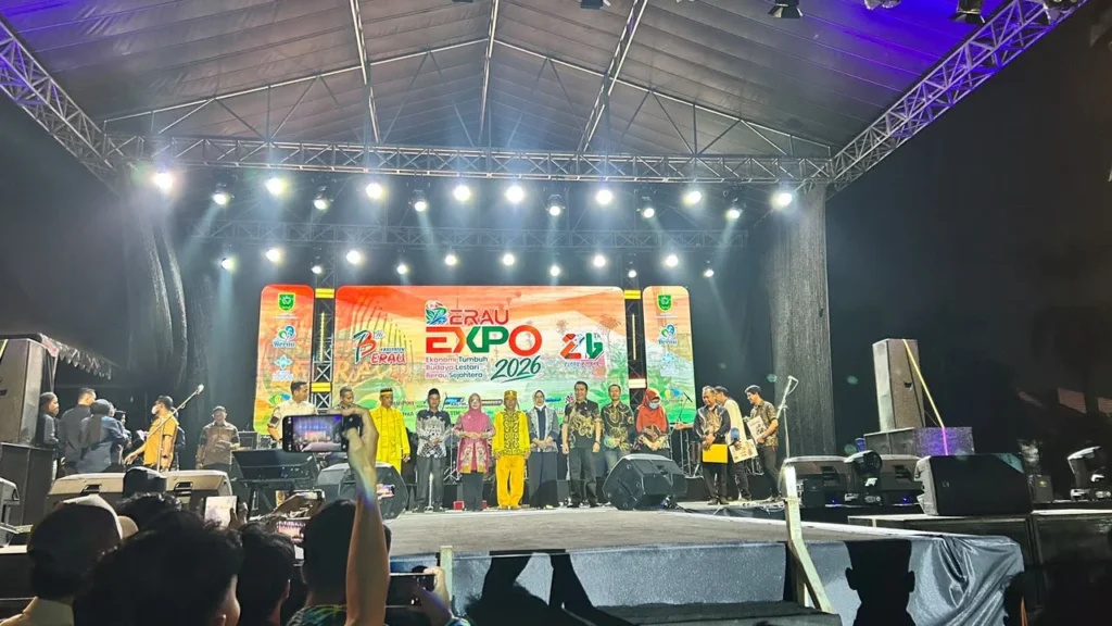 Penutupan Berau Expo 2026 di Lapangan Pemuda, Tanjung Redeb, Minggu (25/10/2026).